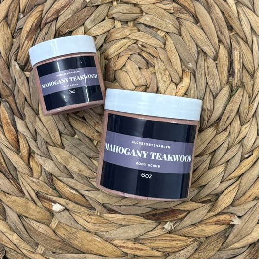 Mahogany Teakwood Body Scrub image 0